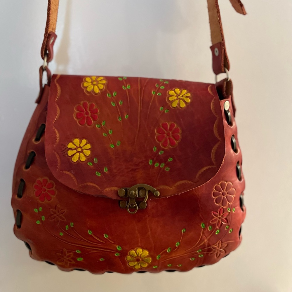 Handmade In Guatemala Leather bag